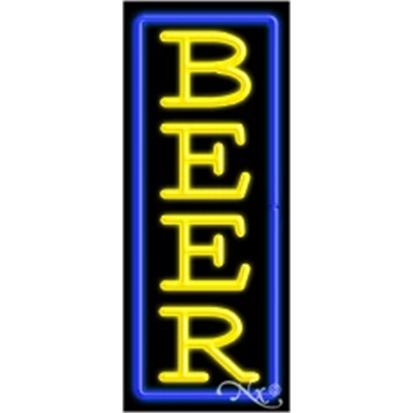13" x 32" x 3" neon sign, mounted on an unbreakable... from ASI 30442 Above & Beyond Advertising Products / PromoAdLine