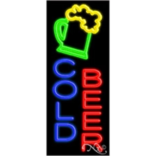 13" x 32" x 3" neon sign, mounted on an unbreakable... from ASI 30442 Above & Beyond Advertising Products / PromoAdLine
