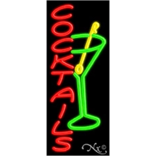 13" x 32" x 3" neon sign, mounted on an unbreakable... from ASI 30442 Above & Beyond Advertising Products / PromoAdLine