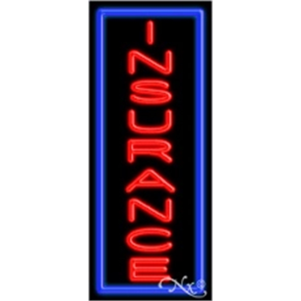 13" x 32" x 3" neon sign, mounted on an unbreakable... from ASI 30442 Above & Beyond Advertising Products / PromoAdLine
