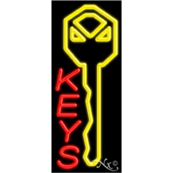 13" x 32" x 3" neon sign, mounted on an unbreakable... from ASI 30442 Above & Beyond Advertising Products / PromoAdLine