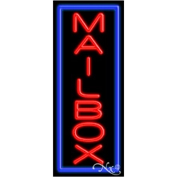 13" x 32" x 3" neon sign, mounted on an unbreakable... from ASI 30442 Above & Beyond Advertising Products / PromoAdLine