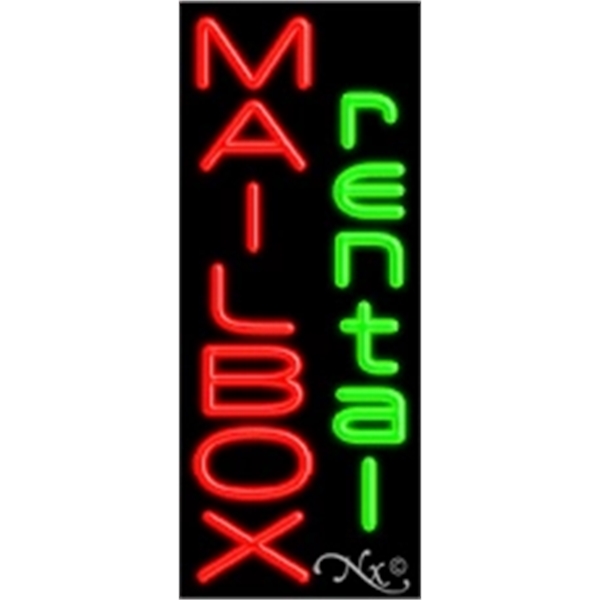 13" x 32" x 3" neon sign, mounted on an unbreakable... from ASI 30442 Above & Beyond Advertising Products / PromoAdLine