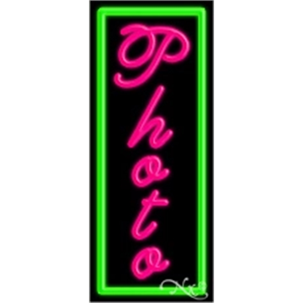 13" x 32" x 3" neon sign, mounted on an unbreakable... from ASI 30442 Above & Beyond Advertising Products / PromoAdLine