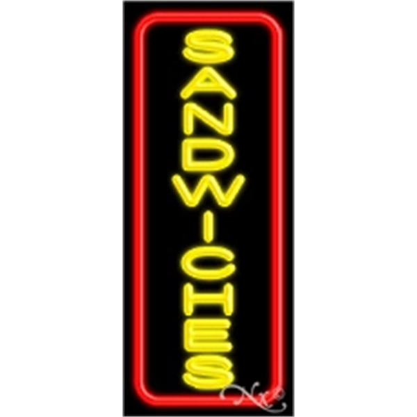 13" x 32" x 3" neon sign, mounted on an unbreakable... from ASI 30442 Above & Beyond Advertising Products / PromoAdLine