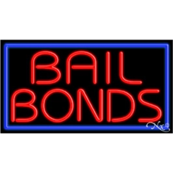 20" x 37" x 3" neon sign, mounted on an unbreakable... from ASI 30442 Above & Beyond Advertising Products / PromoAdLine