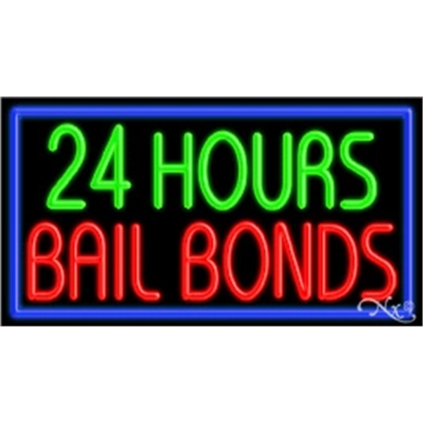 20" x 37" x 3" neon sign, mounted on an unbreakable... from ASI 30442 Above & Beyond Advertising Products / PromoAdLine