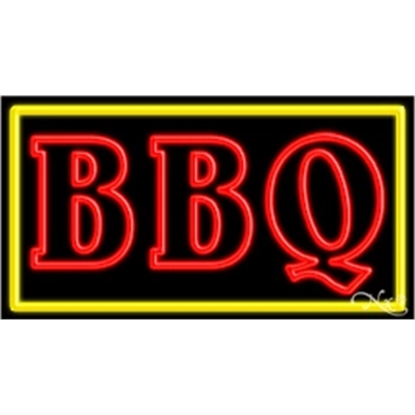 20" x 37" x 3" neon sign, mounted on an unbreakable... from ASI 30442 Above & Beyond Advertising Products / PromoAdLine