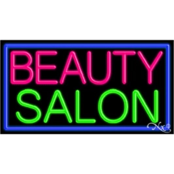 20" x 37" x 3" neon sign, mounted on an unbreakable... from ASI 30442 Above & Beyond Advertising Products / PromoAdLine