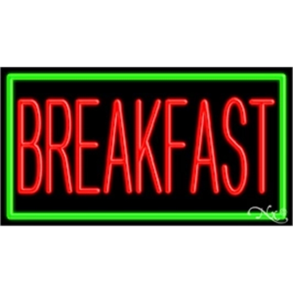 20" x 37" x 3" neon sign, mounted on an unbreakable... from ASI 30442 Above & Beyond Advertising Products / PromoAdLine