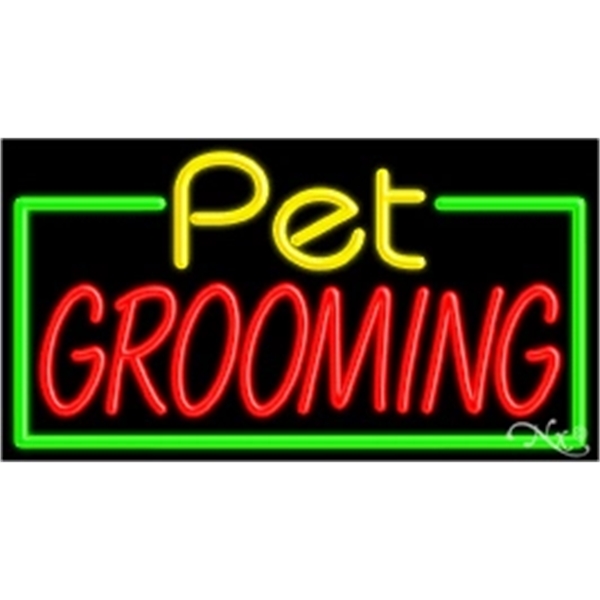 20" x 37" x 3" neon sign, mounted on an unbreakable... from ASI 30442 Above & Beyond Advertising Products / PromoAdLine