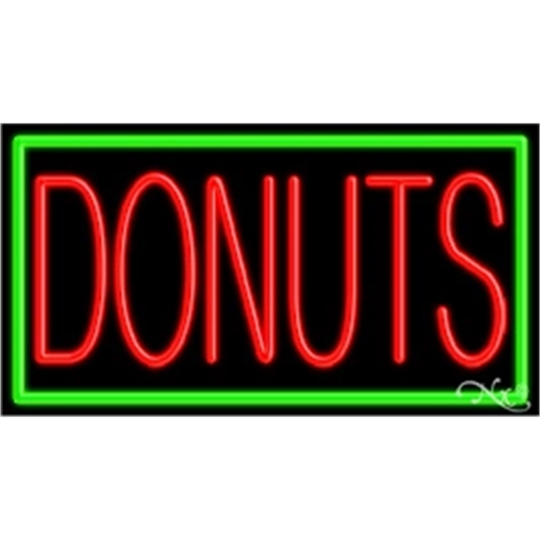 20" x 37" x 3" neon sign, mounted on an unbreakable... from ASI 30442 Above & Beyond Advertising Products / PromoAdLine