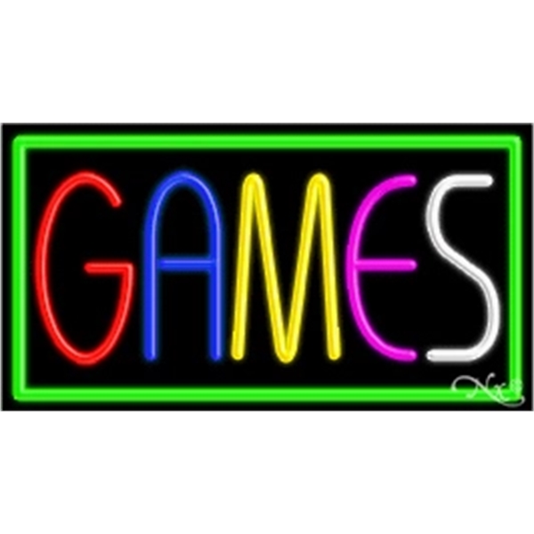 20" x 37" x 3" neon sign, mounted on an unbreakable... from ASI 30442 Above & Beyond Advertising Products / PromoAdLine