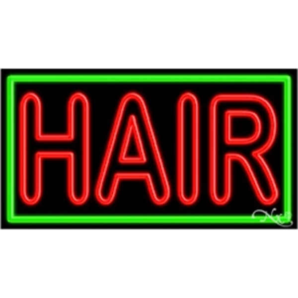 20" x 37" x 3" neon sign, mounted on an unbreakable... from ASI 30442 Above & Beyond Advertising Products / PromoAdLine