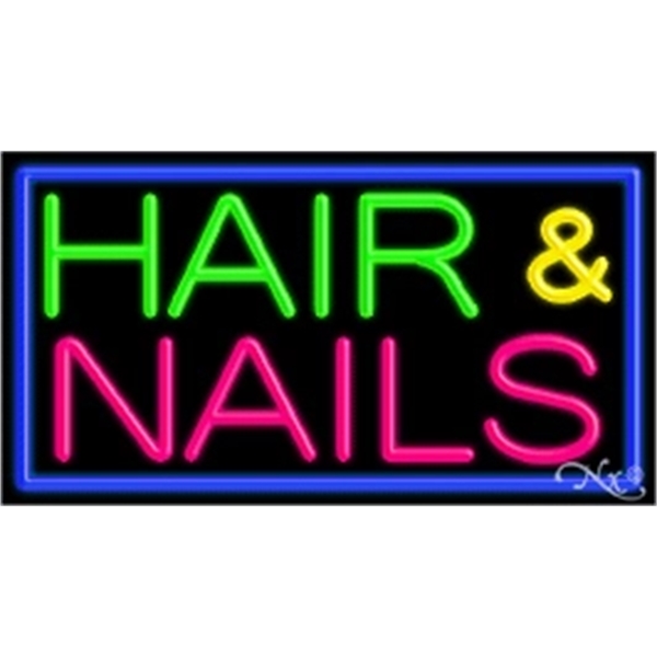 20" x 37" x 3" neon sign, mounted on an unbreakable... from ASI 30442 Above & Beyond Advertising Products / PromoAdLine