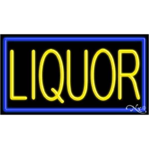 20" x 37" x 3" neon sign, mounted on an unbreakable... from ASI 30442 Above & Beyond Advertising Products / PromoAdLine