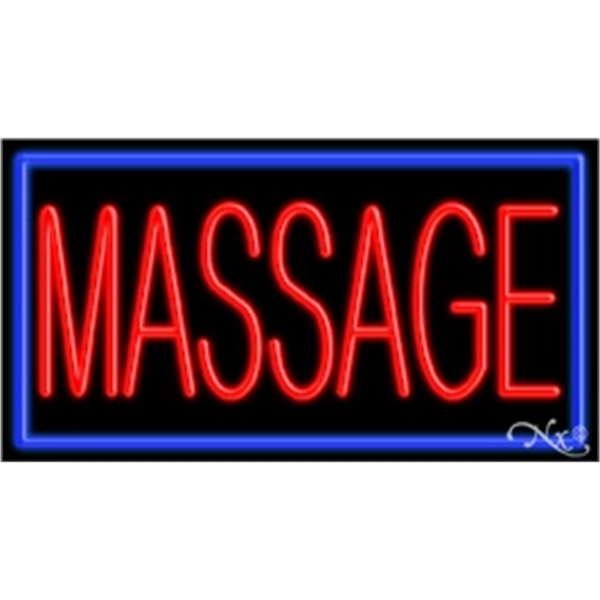 20" x 37" x 3" neon sign, mounted on an unbreakable... from ASI 30442 Above & Beyond Advertising Products / PromoAdLine