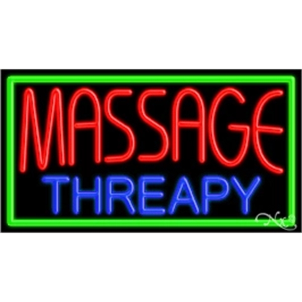 20" x 37" x 3" neon sign, mounted on an unbreakable... from ASI 30442 Above & Beyond Advertising Products / PromoAdLine