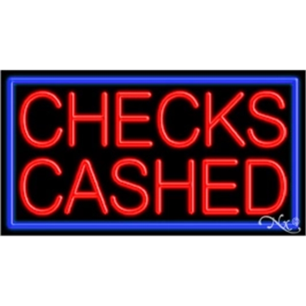 20" x 37" x 3" neon sign, mounted on an unbreakable... from ASI 30442 Above & Beyond Advertising Products / PromoAdLine