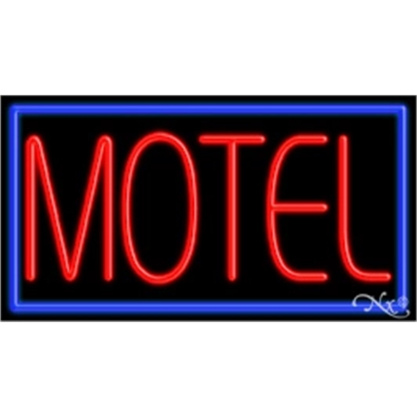 20" x 37" x 3" neon sign, mounted on an unbreakable... from ASI 30442 Above & Beyond Advertising Products / PromoAdLine