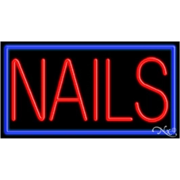 20" x 37" x 3" neon sign, mounted on an unbreakable... from ASI 30442 Above & Beyond Advertising Products / PromoAdLine