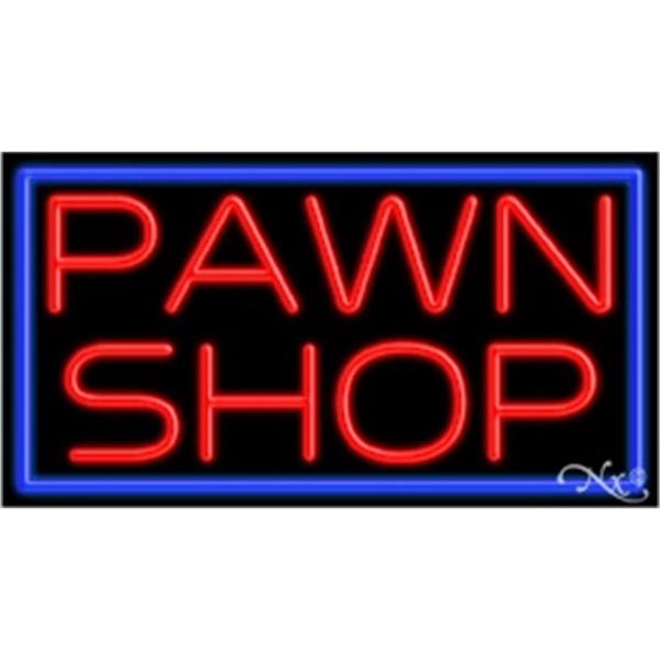 20" x 37" x 3" neon sign, mounted on an unbreakable... from ASI 30442 Above & Beyond Advertising Products / PromoAdLine