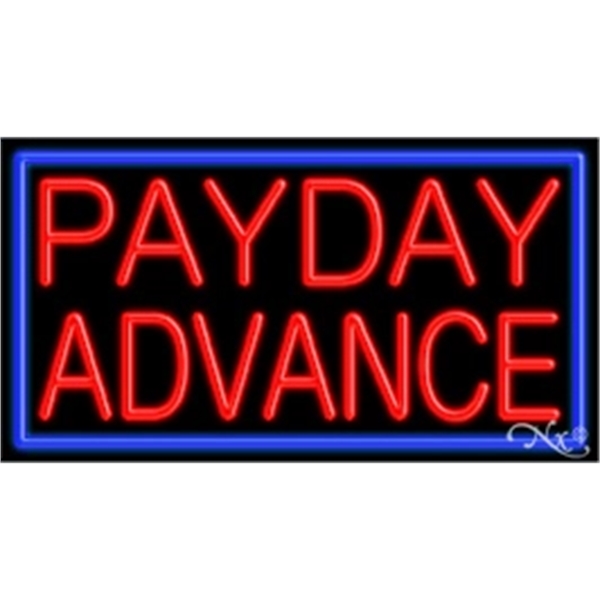 20" x 37" x 3" neon sign, mounted on an unbreakable... from ASI 30442 Above & Beyond Advertising Products / PromoAdLine