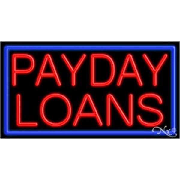 20" x 37" x 3" neon sign, mounted on an unbreakable... from ASI 30442 Above & Beyond Advertising Products / PromoAdLine