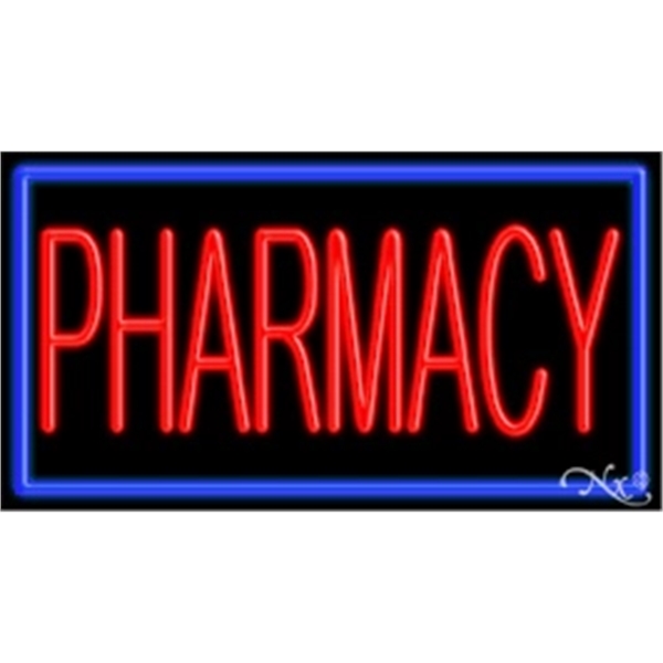 20" x 37" x 3" neon sign, mounted on an unbreakable... from ASI 30442 Above & Beyond Advertising Products / PromoAdLine