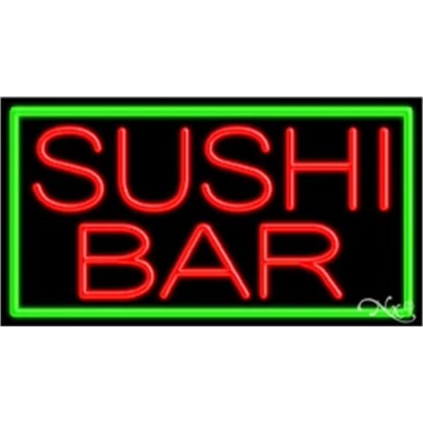 20" x 37" x 3" neon sign, mounted on an unbreakable... from ASI 30442 Above & Beyond Advertising Products / PromoAdLine