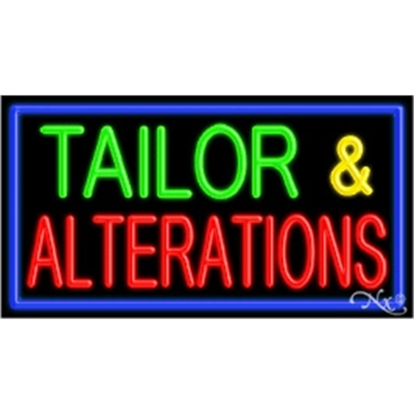 20" x 37" x 3" neon sign, mounted on an unbreakable... from ASI 30442 Above & Beyond Advertising Products / PromoAdLine