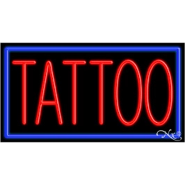 20" x 37" x 3" neon sign, mounted on an unbreakable... from ASI 30442 Above & Beyond Advertising Products / PromoAdLine