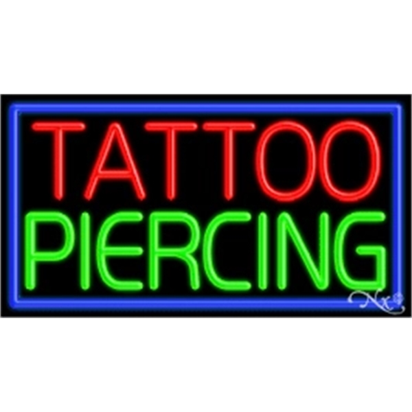 20" x 37" x 3" neon sign, mounted on an unbreakable... from ASI 30442 Above & Beyond Advertising Products / PromoAdLine