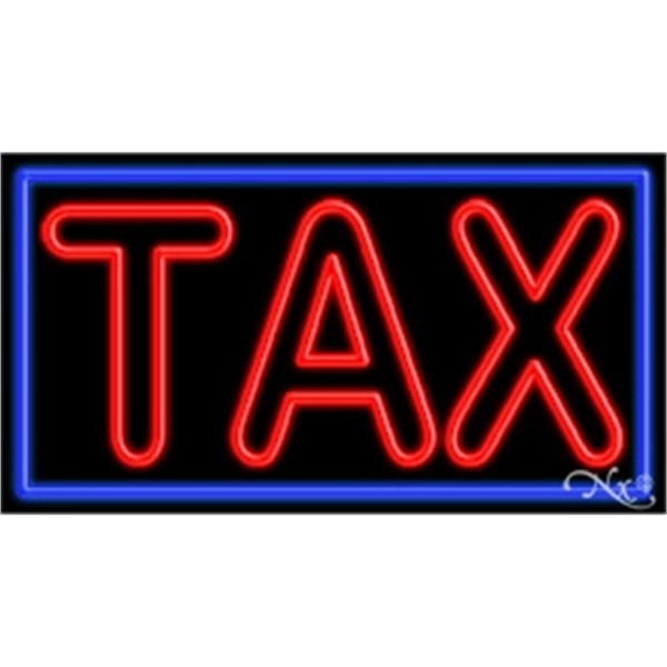 20" x 37" x 3" neon sign, mounted on an unbreakable... from ASI 30442 Above & Beyond Advertising Products / PromoAdLine