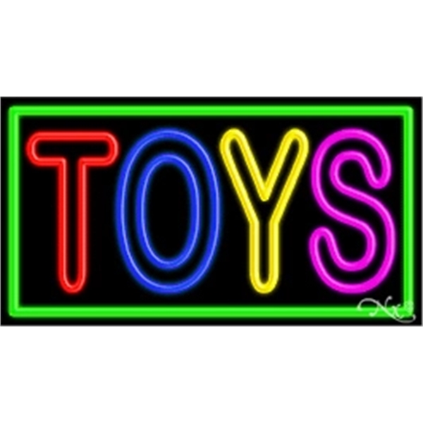 20" x 37" x 3" neon sign, mounted on an unbreakable... from ASI 30442 Above & Beyond Advertising Products / PromoAdLine