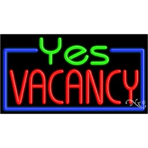 20" x 37" x 3" neon sign, mounted on an unbreakable... from ASI 30442 Above & Beyond Advertising Products / PromoAdLine