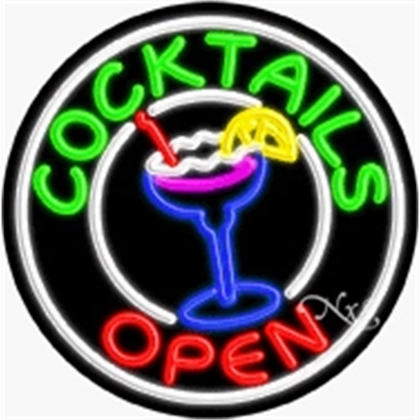 26" x 26" x 3" neon sign, suitable for indoor and... from ASI 30442 Above & Beyond Advertising Products / PromoAdLine