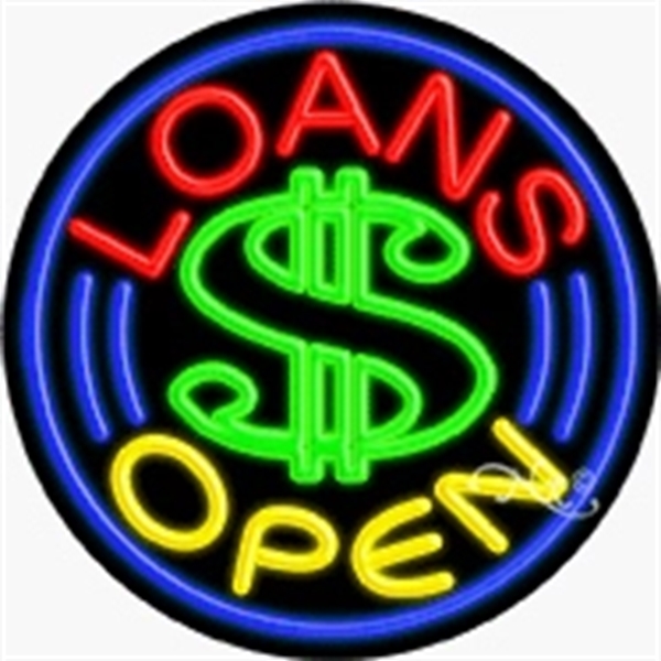 26" x 26" x 3" neon sign with open.... from ASI 30442 Above & Beyond Advertising Products / PromoAdLine