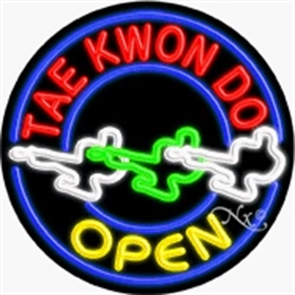 26" x 26" x 3" neon sign with open.... from ASI 30442 Above & Beyond Advertising Products / PromoAdLine