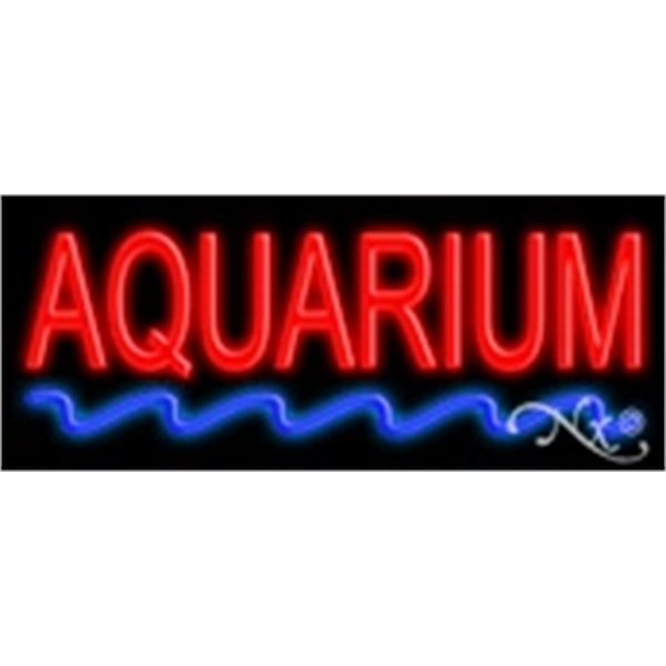 24" x 10" x 3" neon sign, suitable for indoor and... from ASI 30442 Above & Beyond Advertising Products / PromoAdLine
