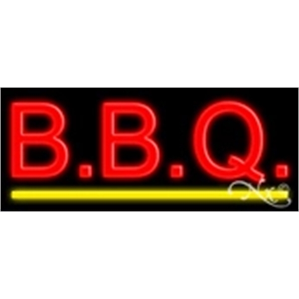 24" x 10" x 3" neon sign, suitable for indoor and... from ASI 30442 Above & Beyond Advertising Products / PromoAdLine