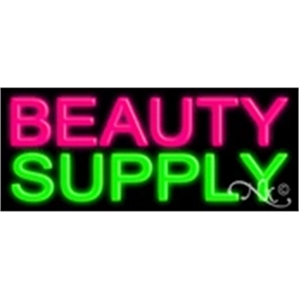 24" x 10" x 3" neon sign, suitable for indoor and... from ASI 30442 Above & Beyond Advertising Products / PromoAdLine