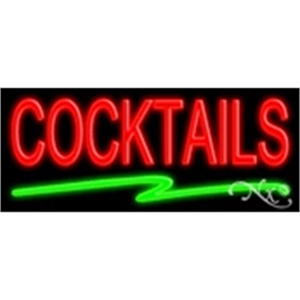 24" x 10" x 3" economic neon sign.... from ASI 30442 Above & Beyond Advertising Products / PromoAdLine