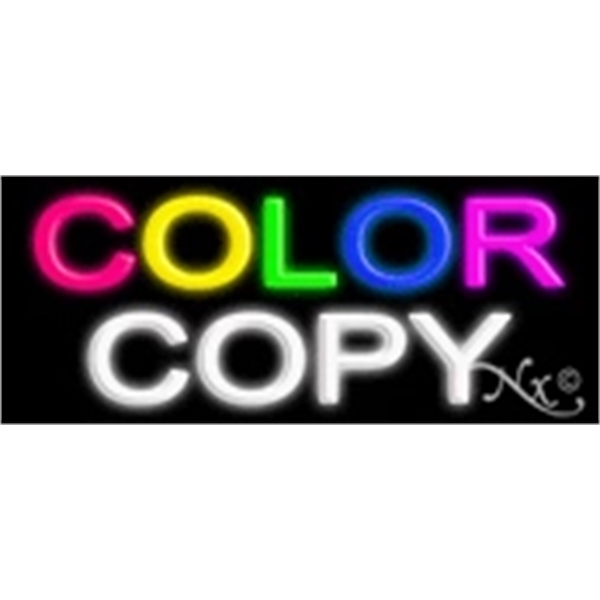 24" x 10" x 3" economic neon sign.... from ASI 30442 Above & Beyond Advertising Products / PromoAdLine