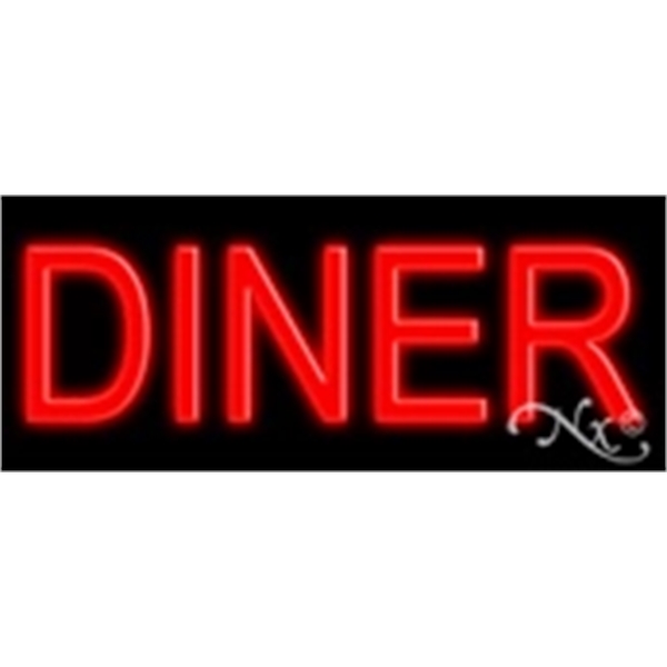 24" x 10" x 3" economic neon sign.... from ASI 30442 Above & Beyond Advertising Products / PromoAdLine