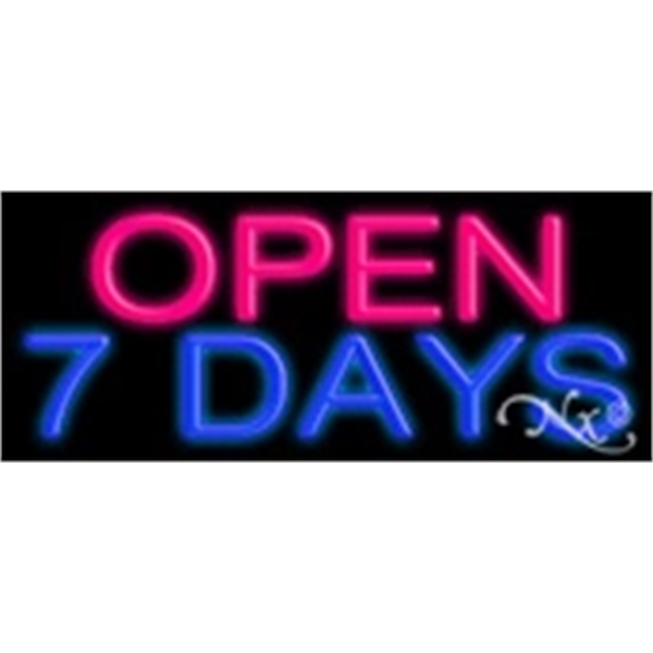 24" x 10" x 3" economic neon sign.... from ASI 30442 Above & Beyond Advertising Products / PromoAdLine