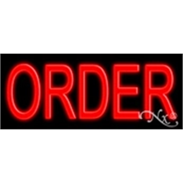 24" x 10" x 3" economic neon sign.... from ASI 30442 Above & Beyond Advertising Products / PromoAdLine