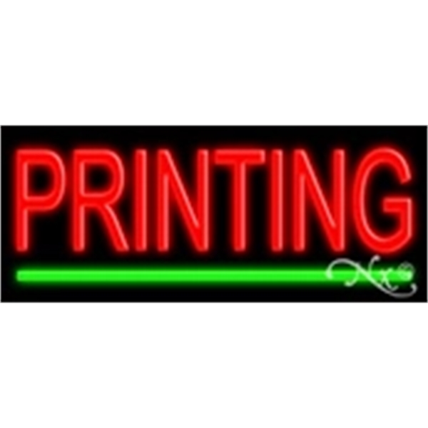 24" x 10" x 3" economic neon sign.... from ASI 30442 Above & Beyond Advertising Products / PromoAdLine