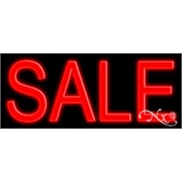 24" x 10" x 3" economic neon sign.... from ASI 30442 Above & Beyond Advertising Products / PromoAdLine