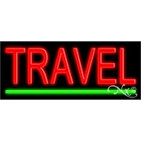 24" x 10" x 3" neon sign, suitable for indoor and... from ASI 30442 Above & Beyond Advertising Products / PromoAdLine